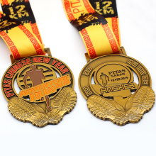 Medalha de lembrança de metal do finalizador de maratona personalizada do fabricante